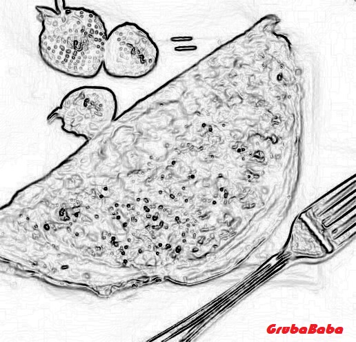 LETNI OMLET ZE SZPARAGAMI I TRUSKAWKAMI